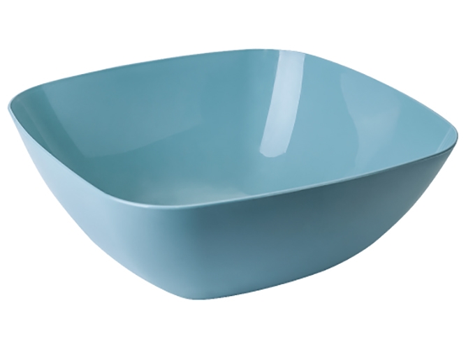 Салатниця, 24х24х9,5см (колір сиз.блакитний) 168003