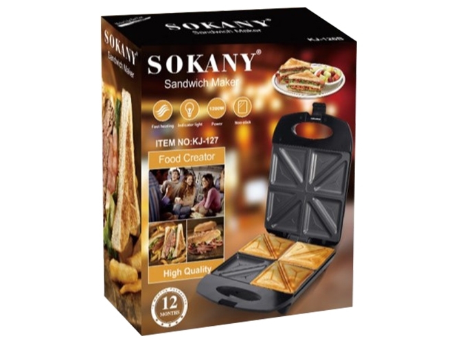 Сэндвичница Sokany, 1200W
