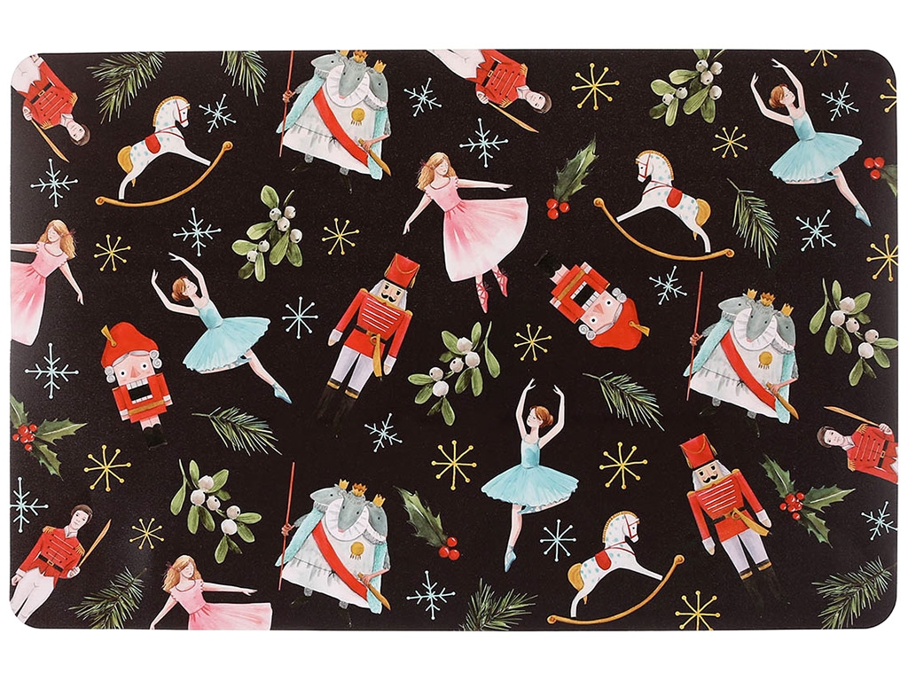 Салфетка сервировочная (плейсмат) Happy holidays, 43x28см