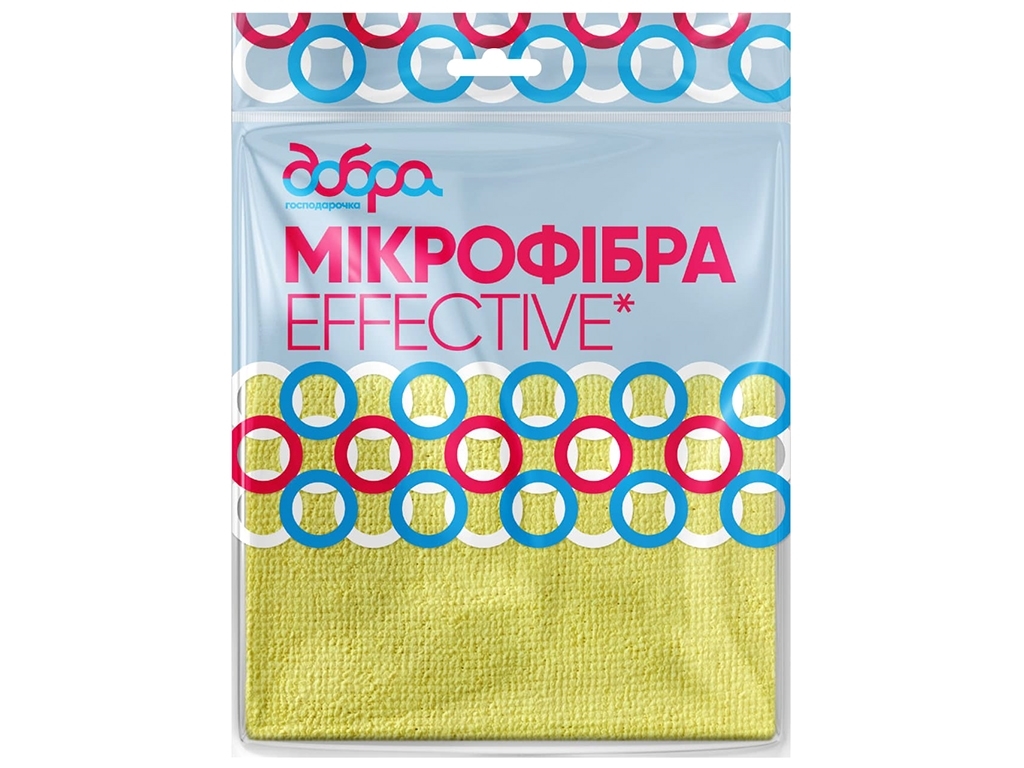 Серветка з мікрофібри Effective Добра Господарочка, 30х30см, 1шт