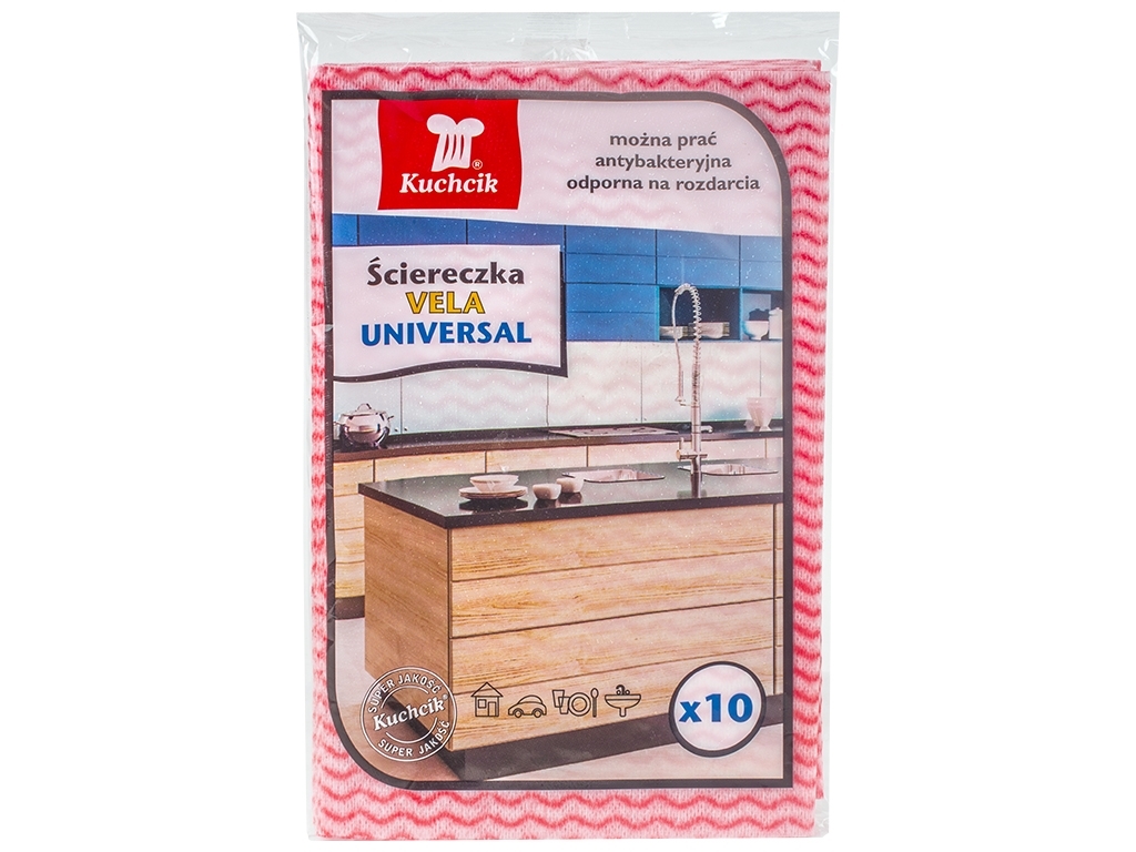 Салфетка для влажной уборки Kuchcik &quot;Vela Universal&quot; абсорбирующие 33х50 см, 10 шт
