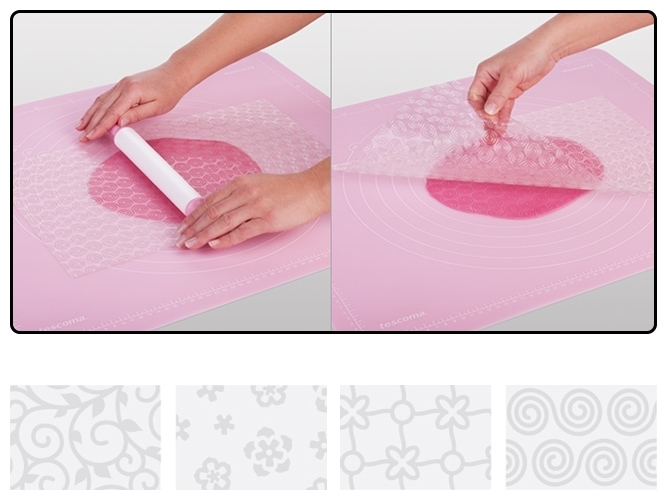 Шаблони для прикраси DELICIA DECO 41x25см 4 малюнка-трафарета, квіти 50149