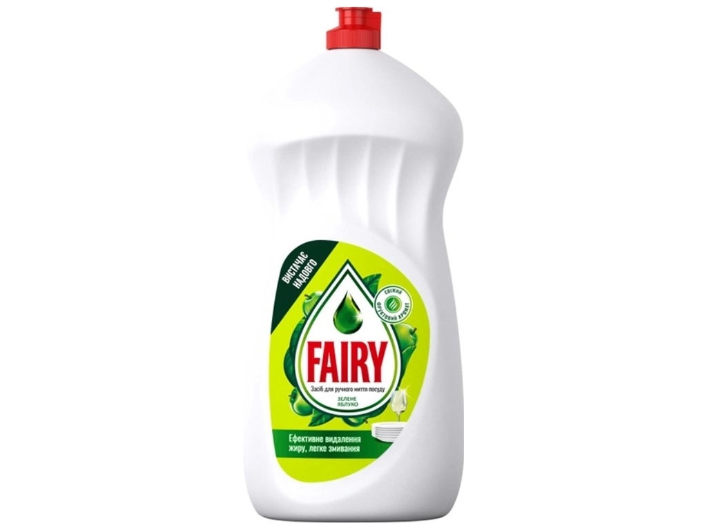 Средство для мытья посуды Fairy Зеленое яблоко, 1,5л