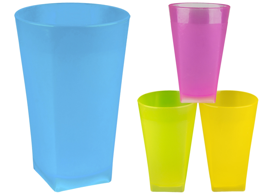 Стакан 350мл (цена за 1шт) (цвета ассорти) ОлексПласт 70085