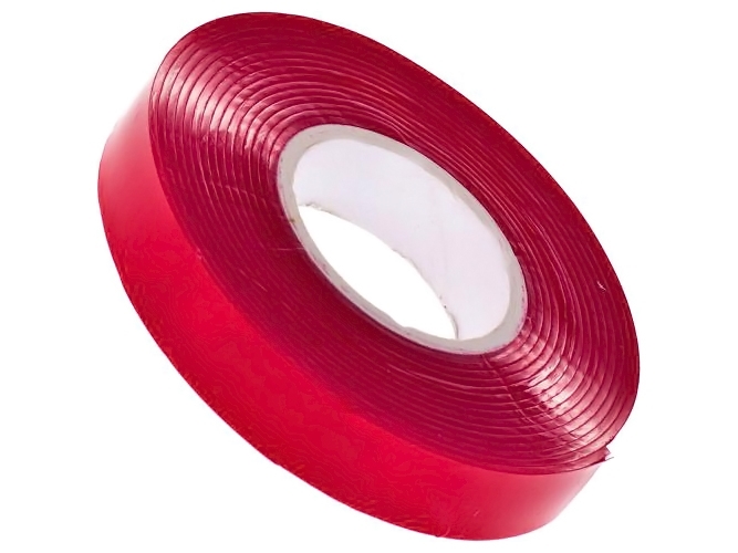 Стрічка липка двостороння 6009F- 0,8смх1м/прозора