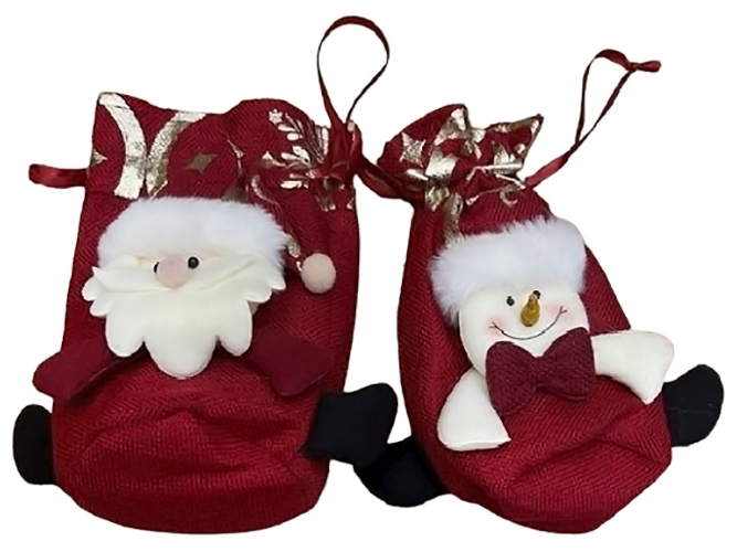 Сумка-мешок New Year's, 20x13см