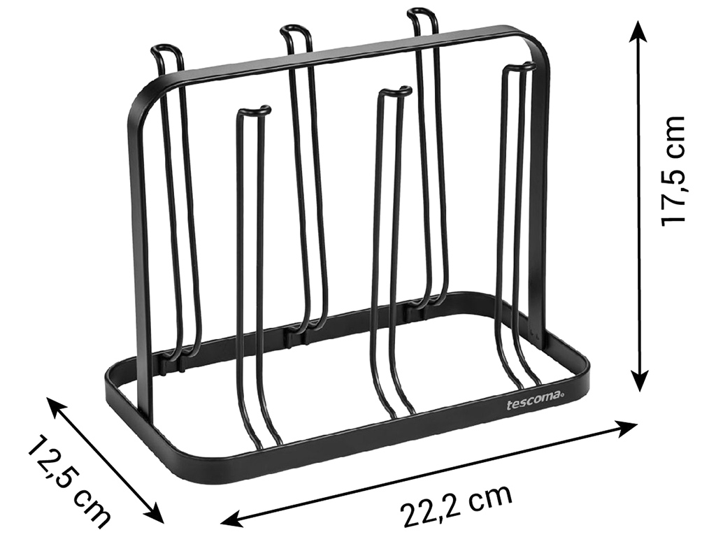 Сушилка для бутылок и стаканов ONLINE, 22,2x12,5x17,5см, 22985