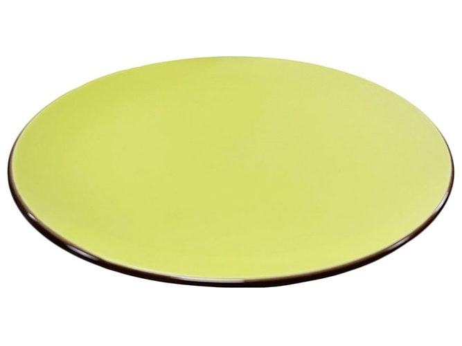 Тарелка обеденная Limited Edition Terra, 26,7см, зеленая, 6900068733947