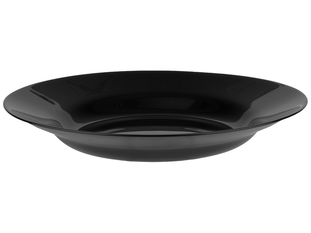 Тарілка супова Luminarc Plumi Black&White, 22 см