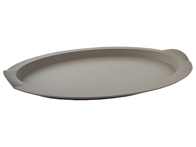 Таця овальна, 47х35х4см (колір какао) 167403