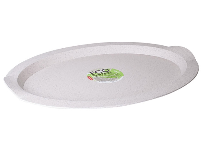 Таця овальна, 47х35х4см, ECO WOOD (колір біла роза) W167403