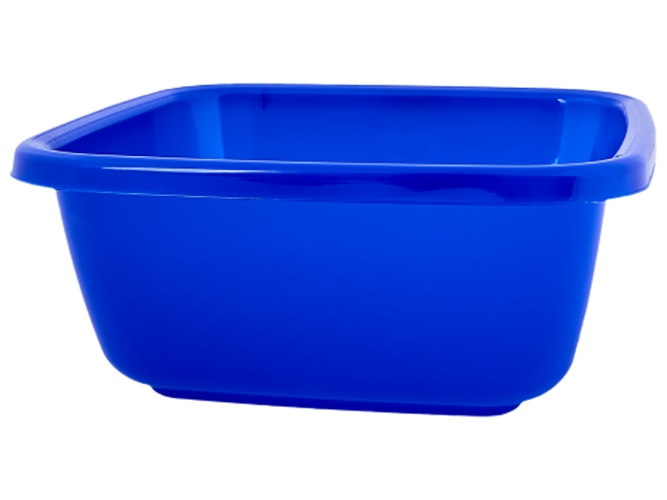 Таз квадратный 6л (синий) 121042