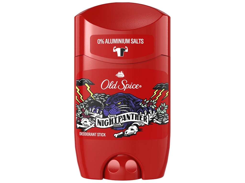 Твердый дезодорант Old Spice Night Panther, 50мл