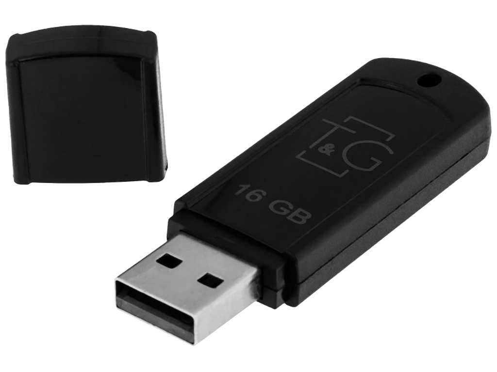 USB флеш-накопичувач T&G 16gb Classic 011 Колір Чорний