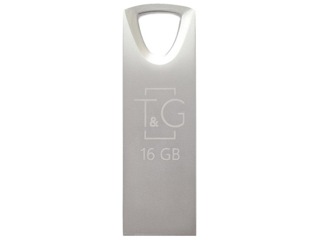 USB Flash накопитель T&G 16gb Metal 117 Цвет Стальной