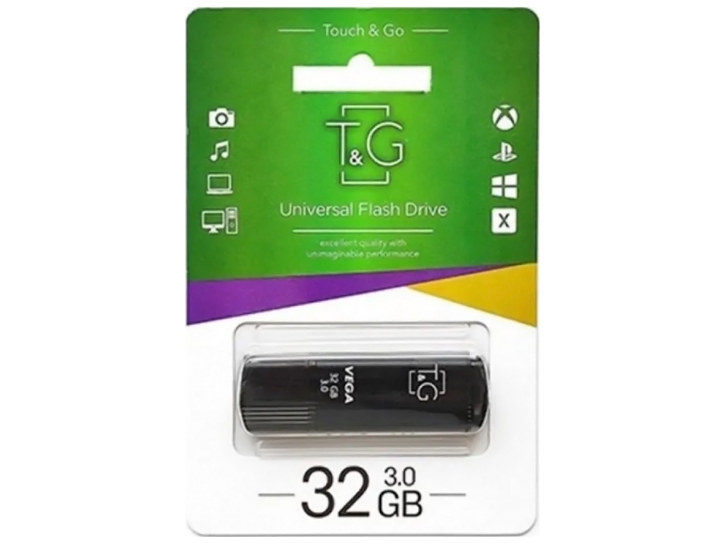 USB флеш-накопитель 3.0 T&G 32gb Vega 121, Черный