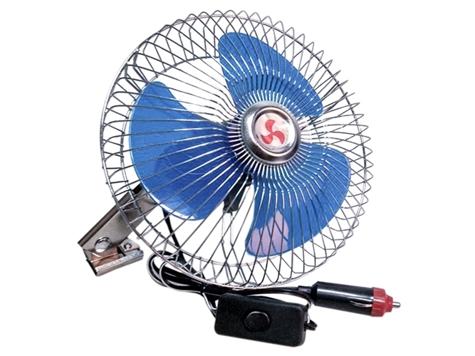Вентилятор в прикуриватель металл, 12В 6" (6-12V НZ-53A)