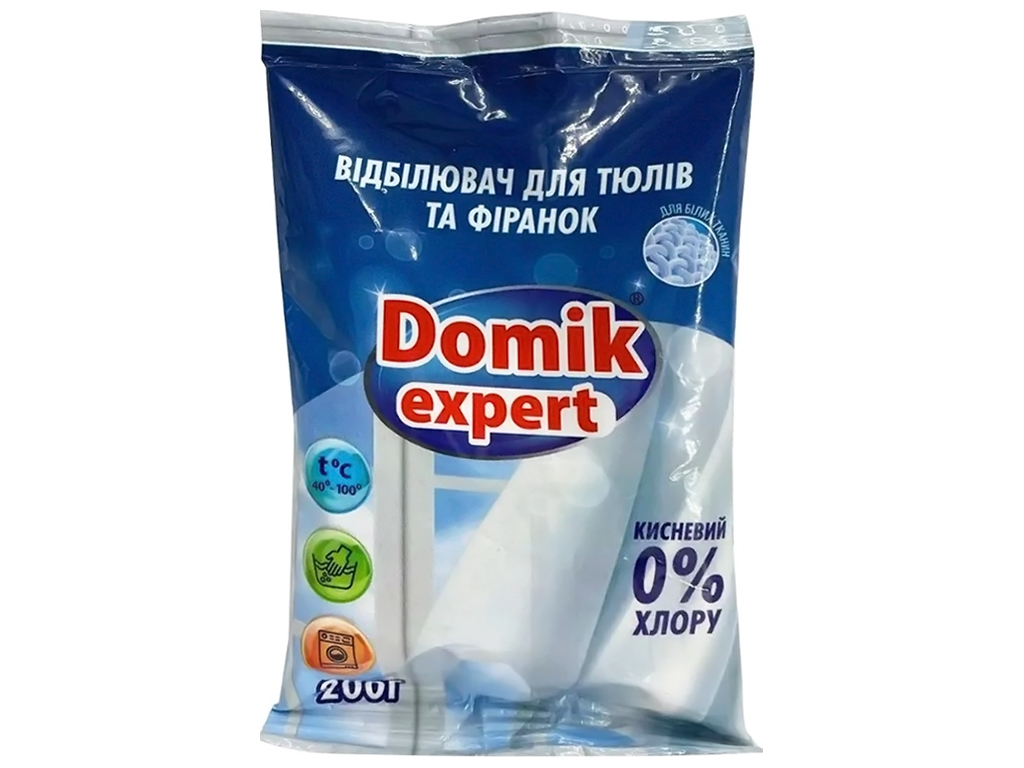 Отбеливатель Domik Expert для тюлей и занавесок, 200г