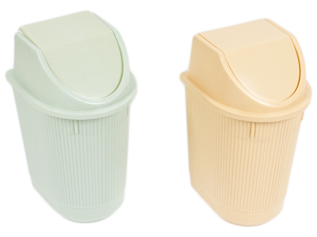 Ведро для мусора с поворотной крышкой 11л Консенсус