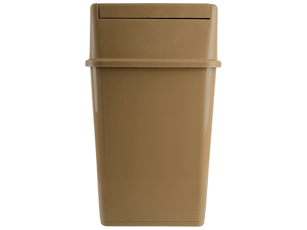 Ведро для мусора с поворотной крышкой Консенсус, 8,5л (Бежевый)