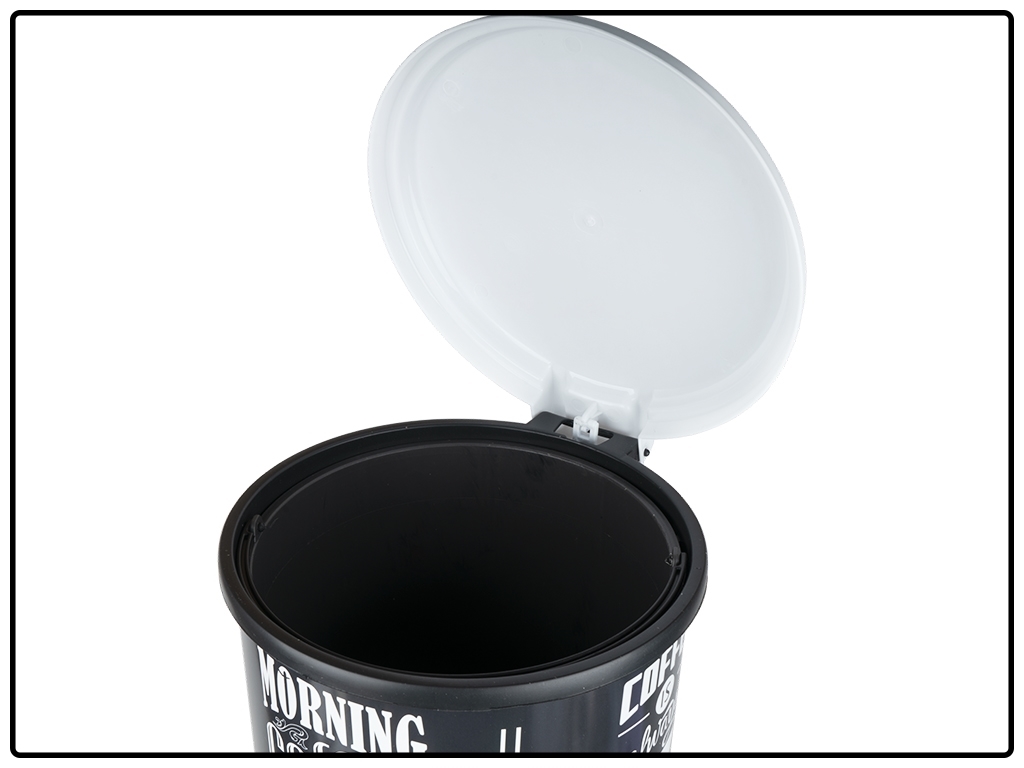 Ведро с педалью №3 Elif 17л Кофе черный