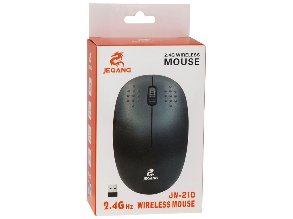 Wireless Миша JEQANG JW-210, Чорний