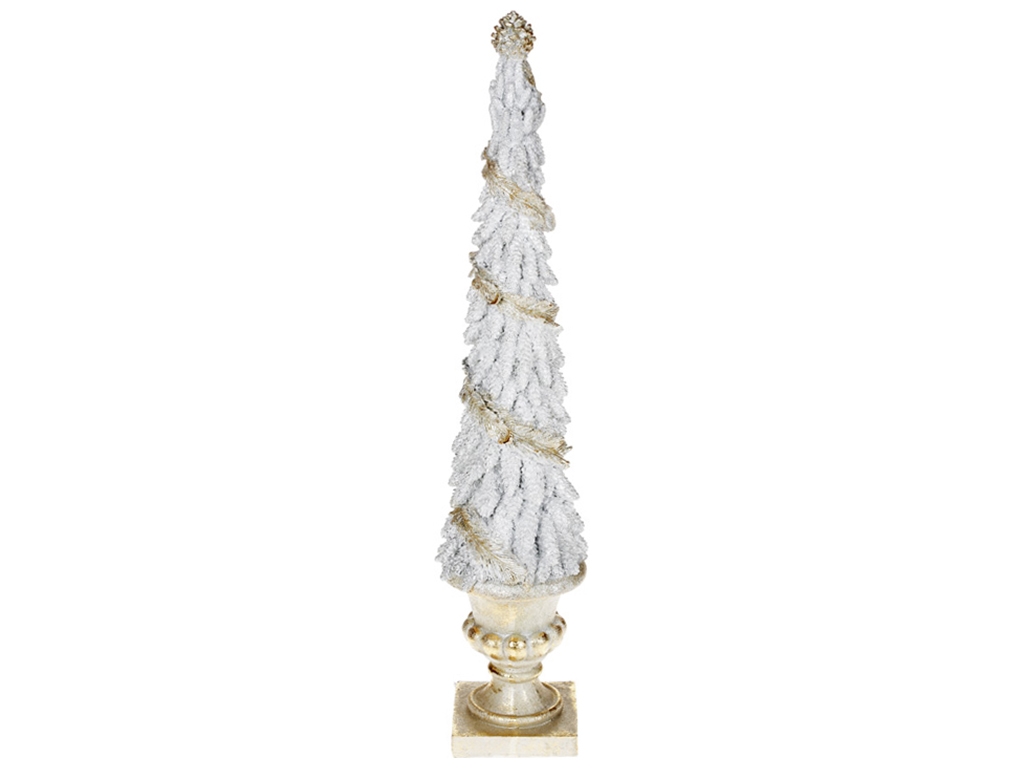 Елка декоративная на фигурной подставке, 58см