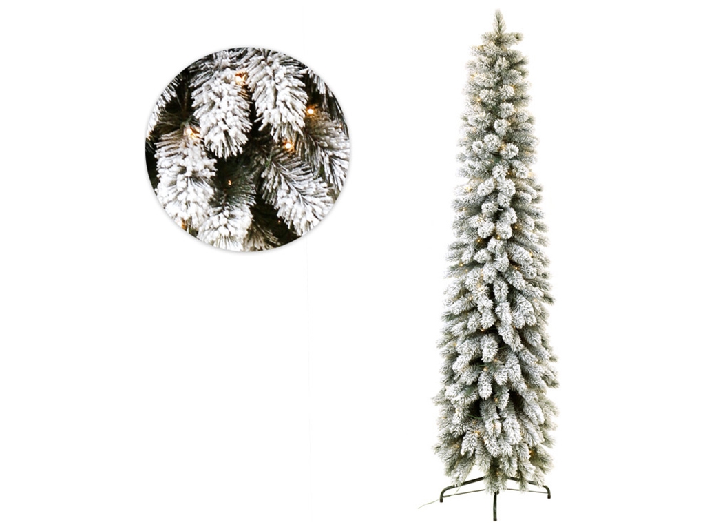 Елка искусственная Фабиано, 228см, 330 веток, 200 LED, свет - тёплый белый