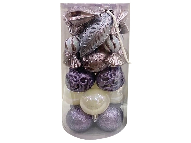 Елочные игрушки, 30x14см (цена за упаковку 28шт)