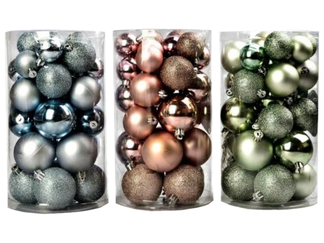 Ялинкові кульки, 4-6см (ціна за набір 30шт)