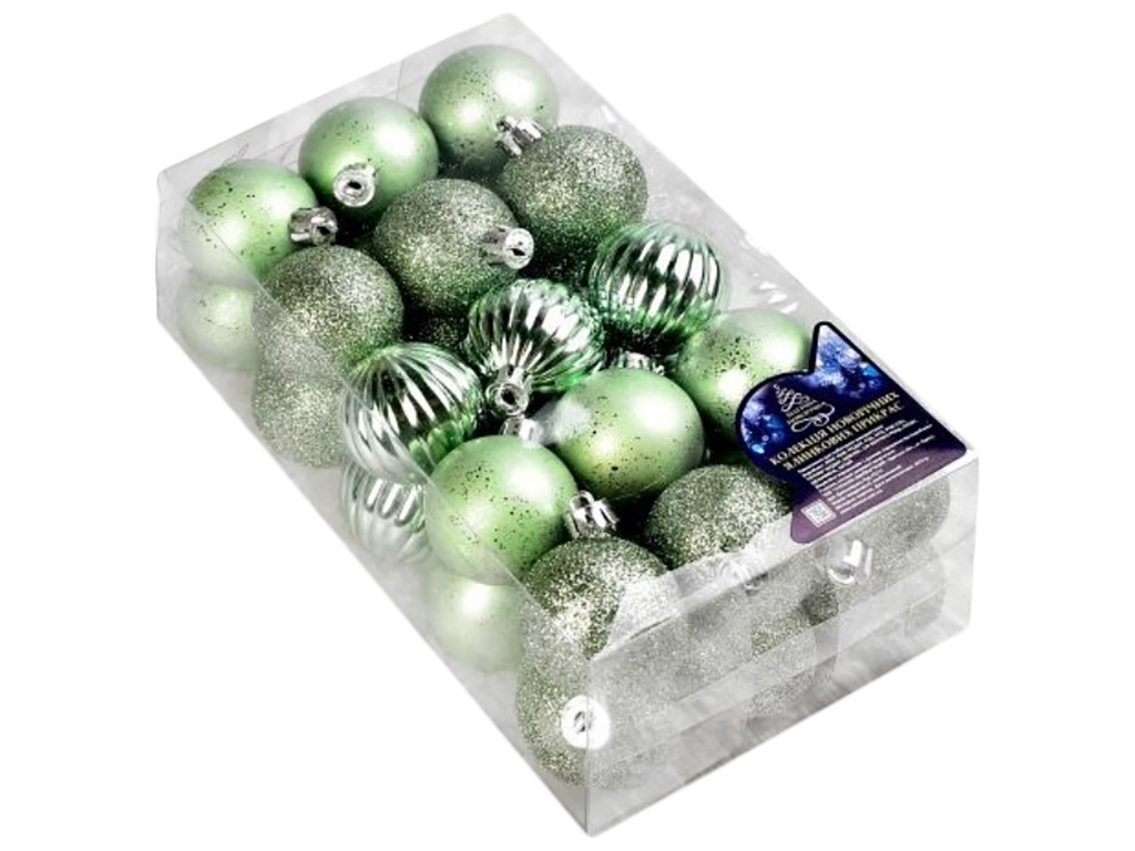 Елочные шарики, 4см (цена за набор 30шт)