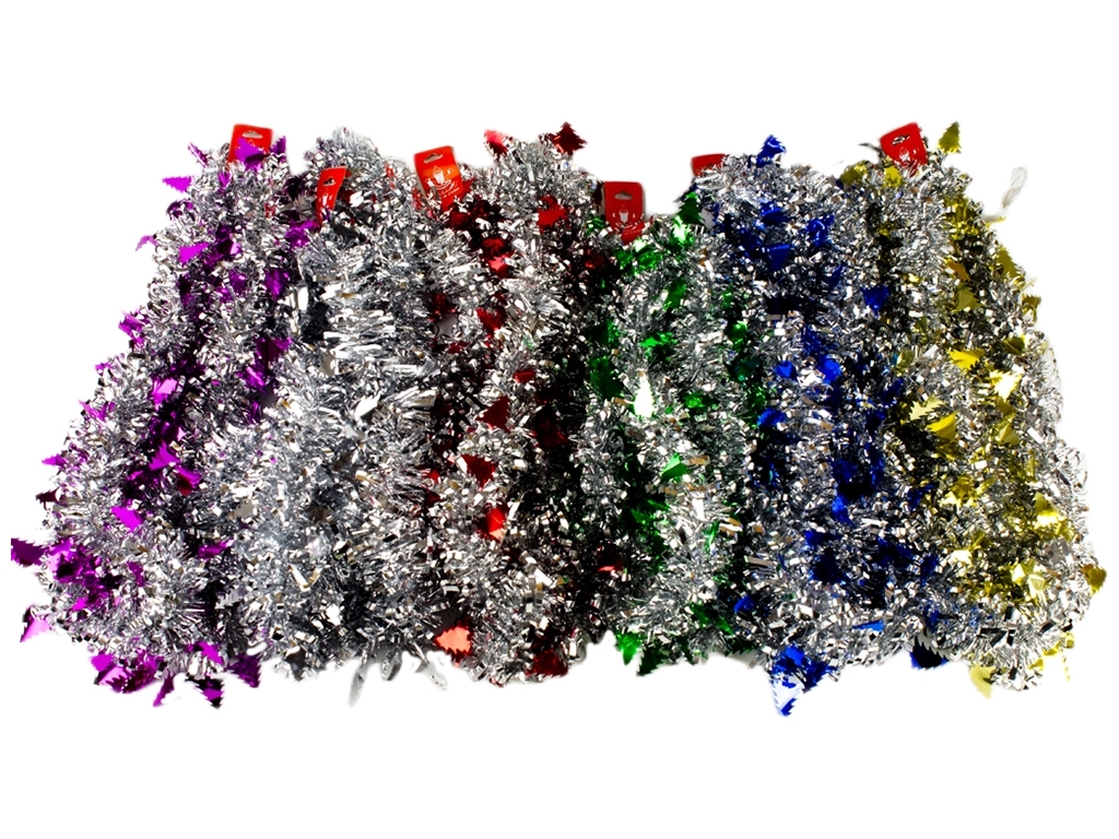 Ялинковий дощик "Мішура - Ялинки" 2,5м