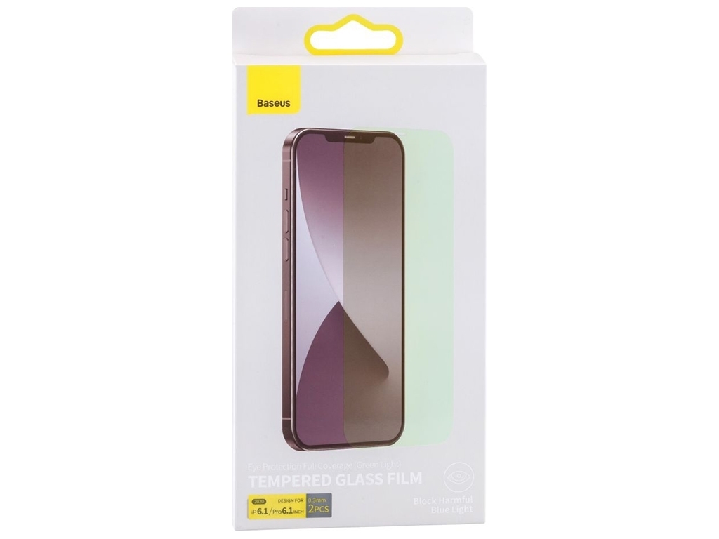 Защитное стекло Baseus 0.3mm для Iphone 12/12 Pro (2 шт. в уп) SGAPIPH61P-LP02 Цвет Transparent, LP0