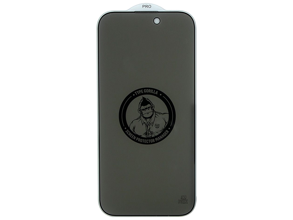 Защитное Стекло Type Gorilla 0.33мм 2.5D HD Anti-Peep NPT14 для iPhone 13/13 Pro/14 Цвет Черный