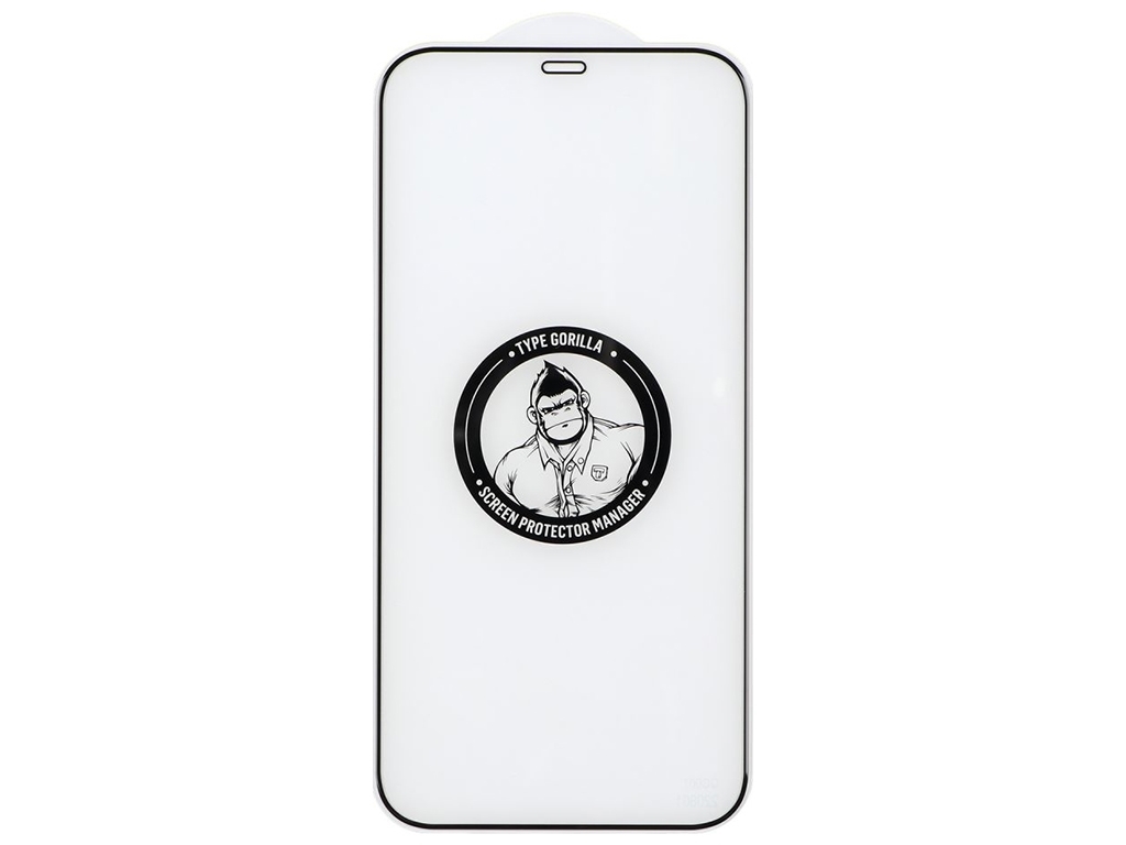 Защитное Стекло Type Gorilla 0.33мм 2,5D HD Anti-Static PTJ1 для iPhone 12 Pro Max, Цвет Черный