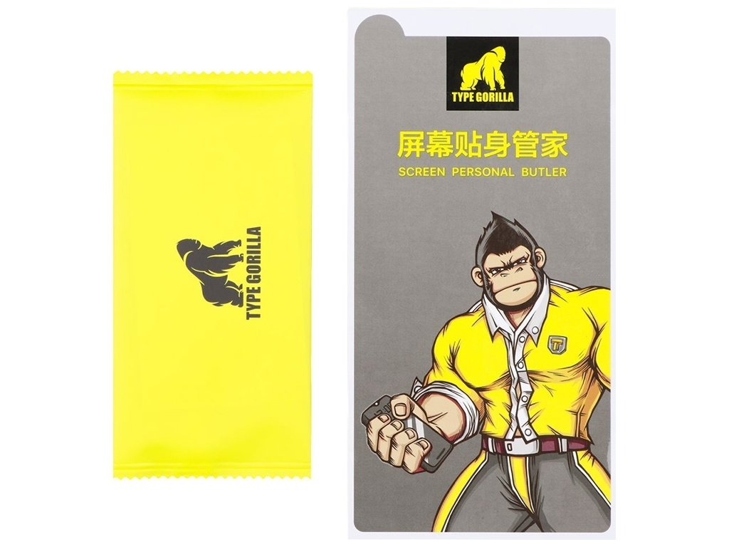 Защитное Стекло Type Gorilla 0.33мм 2,5D HD Anti-Static PTJ1 для iPhone 12 Pro Max, Цвет Черный