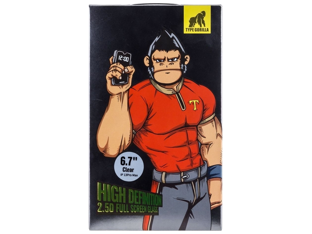 Защитное Стекло Type Gorilla 0.26мм 2.5D HD NPT1 для iPhone 13/13 Pro/14 Цвет Прозрачный