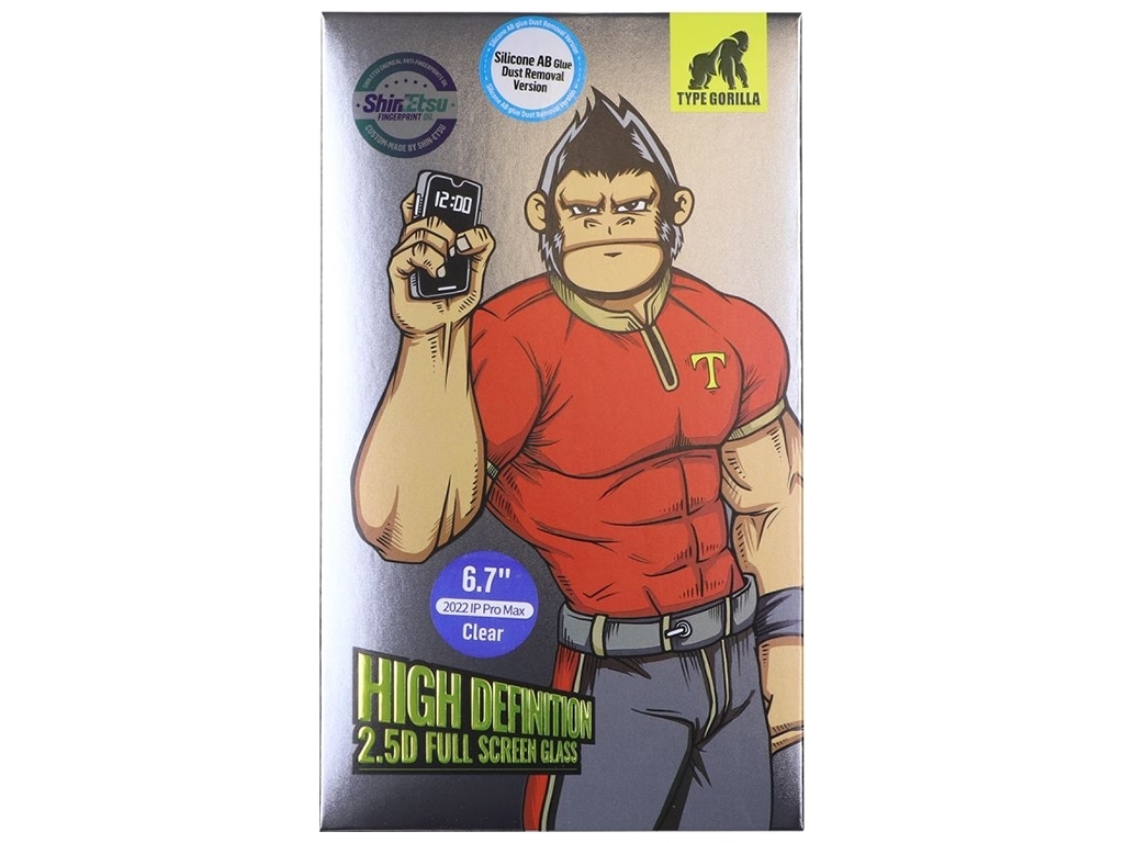 Защитное Стекло Type Gorilla 0.26мм 2.5D HD NPT1 для iPhone 14 Pro Max Цвет Прозрачный