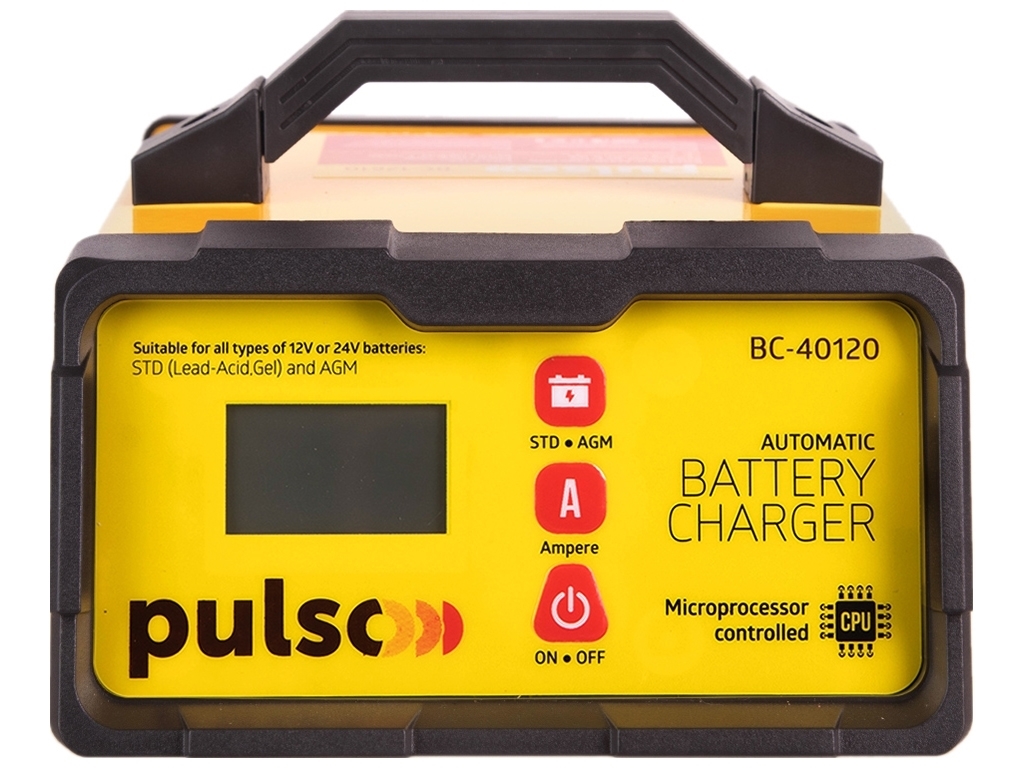 Зарядное устройство PULSO BC-40120 12&24V/2-5-10A/5-190AHR/LCD/Импульсный