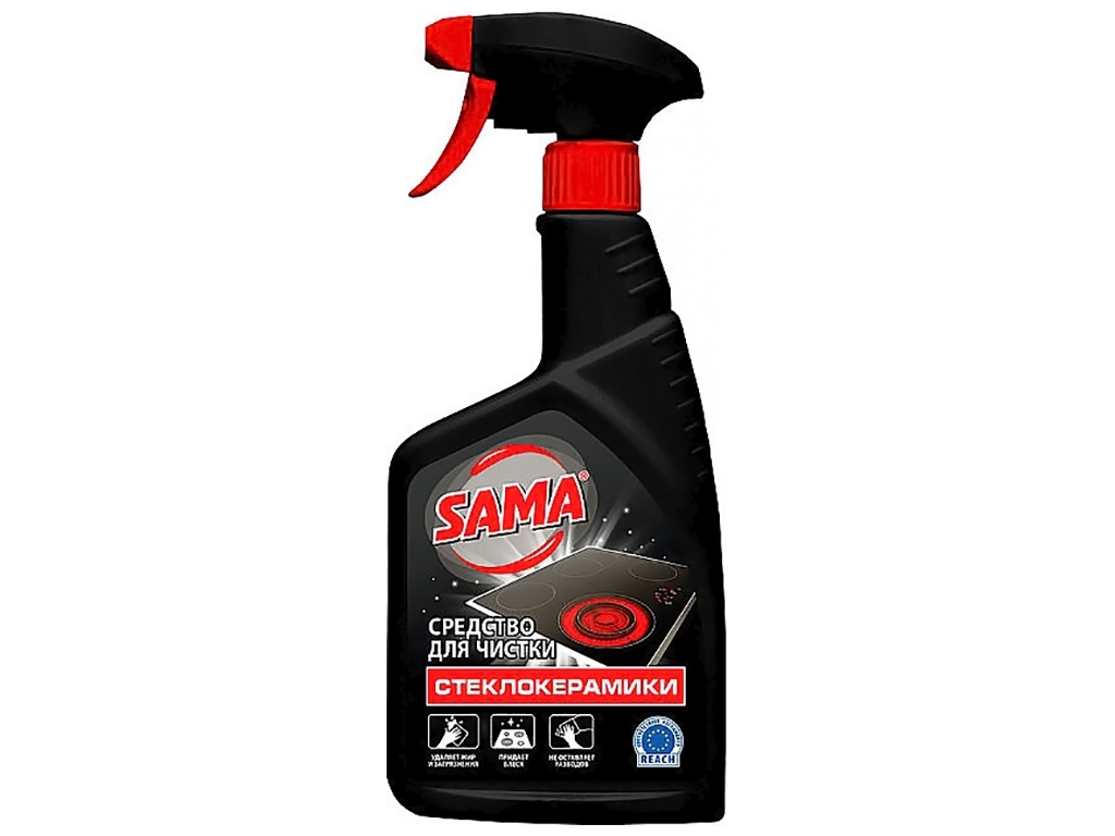 Засіб для чищення склокерамічних поверхонь Sama, 500мл