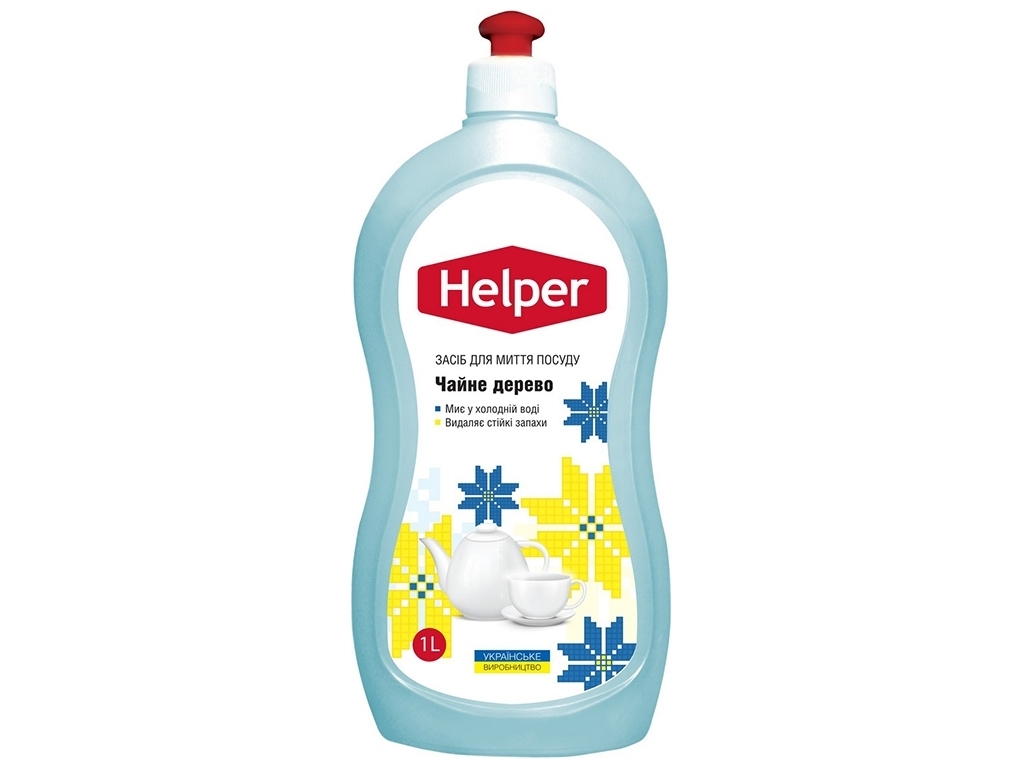 Средство для мытья посуды Helper Чайное дерево, 1л