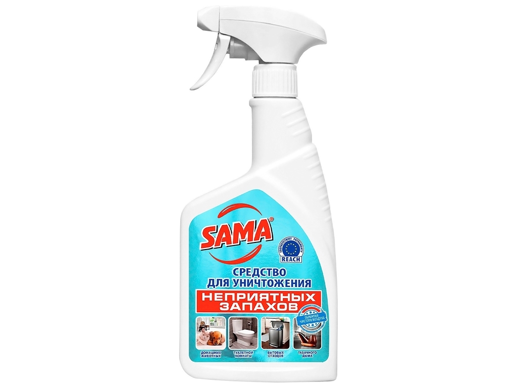 Средство для уничтожения неприятных запахов Sama, 500мл